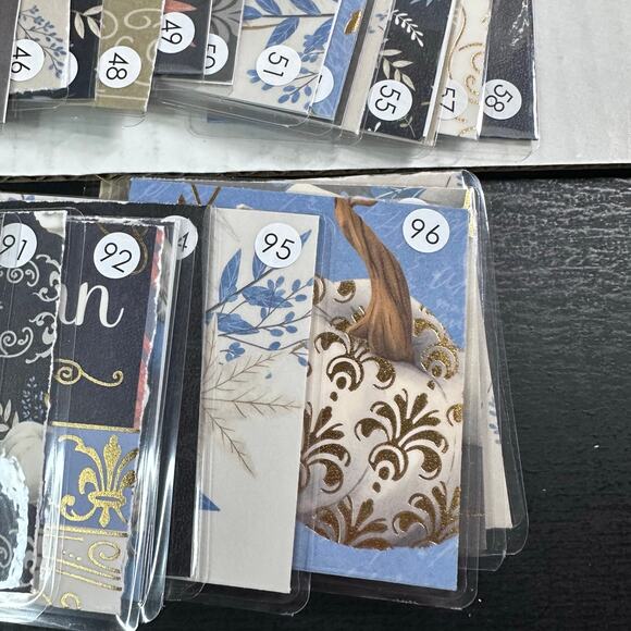 Magical budgeting new “pumpkin patch” 1-100 mini envelope challenge w/box - Picture 3 of 10